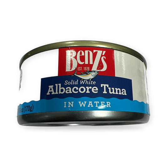 Benzs solid white albacore tuna in water טונה במים