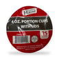 Blue sky #2290 plastic house portion cups with lids 25 sets