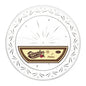 Blue Sky #326 Simcha Collection 7" Plastic Plates 20 ct