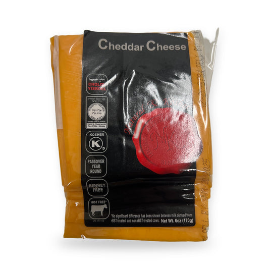 KFP Natural kosher sliced cheddar cheese