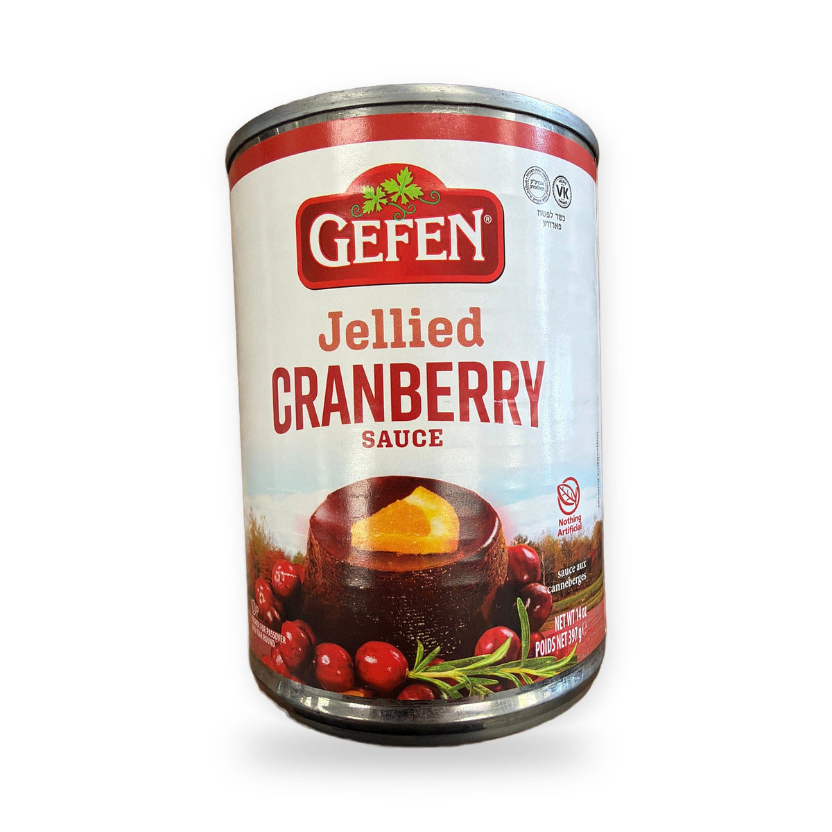 Gefen jellied cranberry sauce P