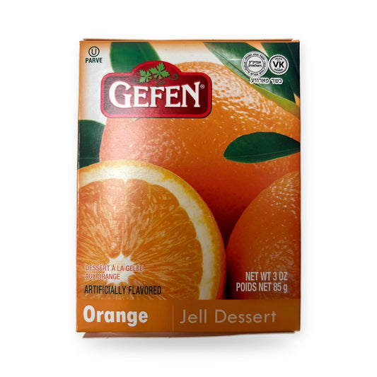 Gefen orange jello dessert