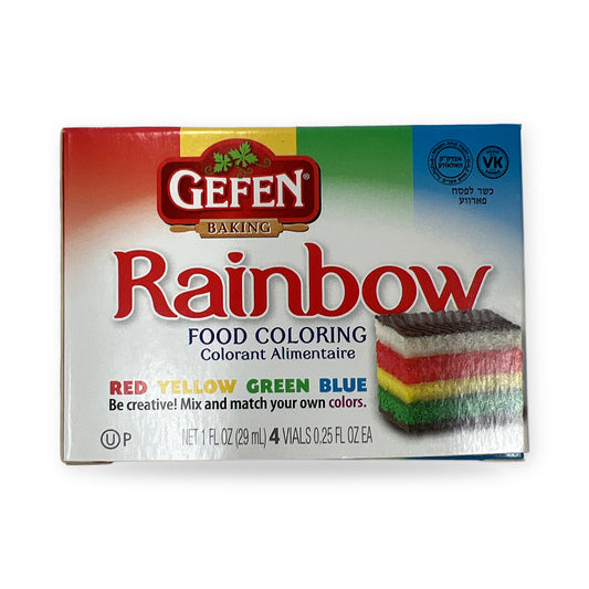 Gefen rainbow food coloring