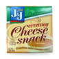 J and J creamy cheese snack