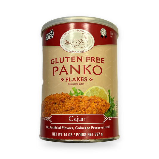 Jeff Nathen gluten free panko flakes Cajun