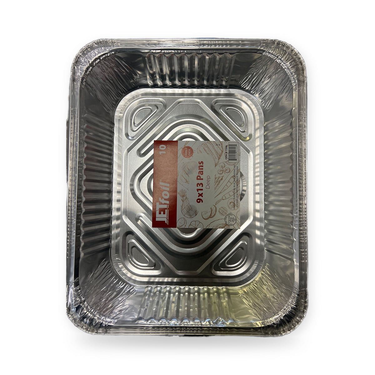 Jetfoil #1348 9 x 13 aluminum deep pans. 10pk