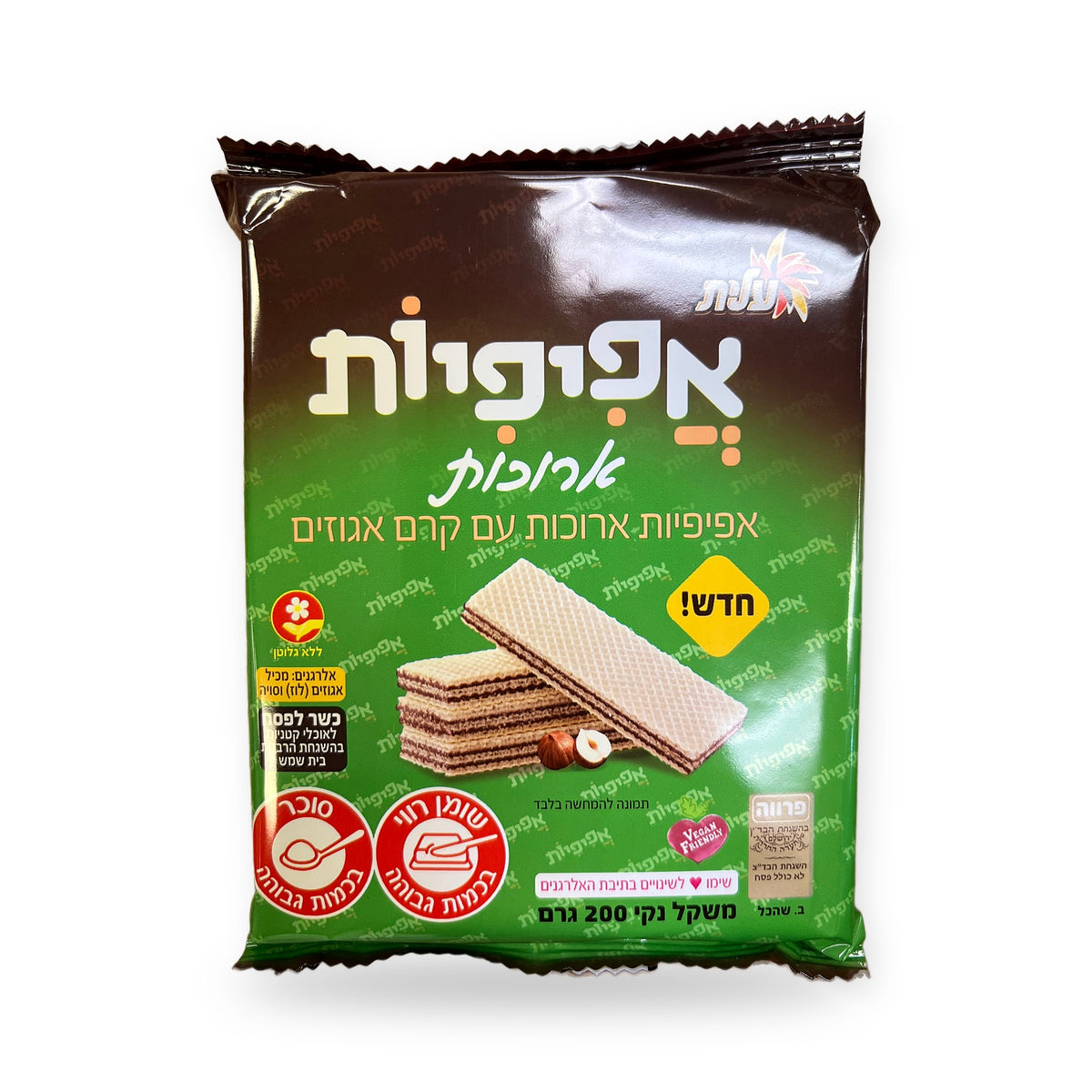 KFP Elite long wafers green pack עלית אפיפיות ארוכות