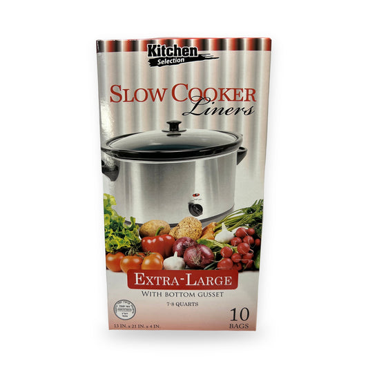 778T Kitchen selection slow cooker liners for crockpot extra large 10 bags￼