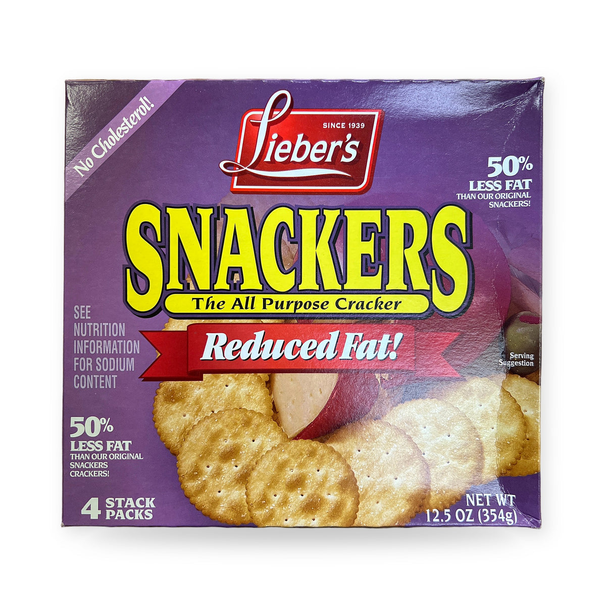 Liebers snackers reduced fat 4pk
