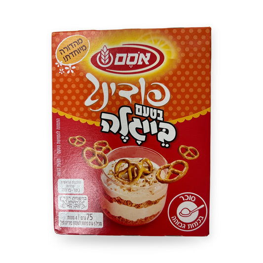 Osem instant pudding pretzel flavored