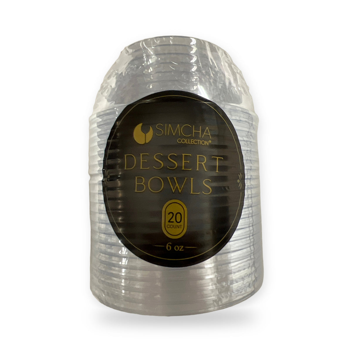 Simcha collection #328 dessert bowls 6oz 20ct clear