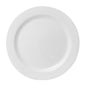 Blue Sky #2180 Mod Collection 10.25" White Round Dinner Plates 20 ct