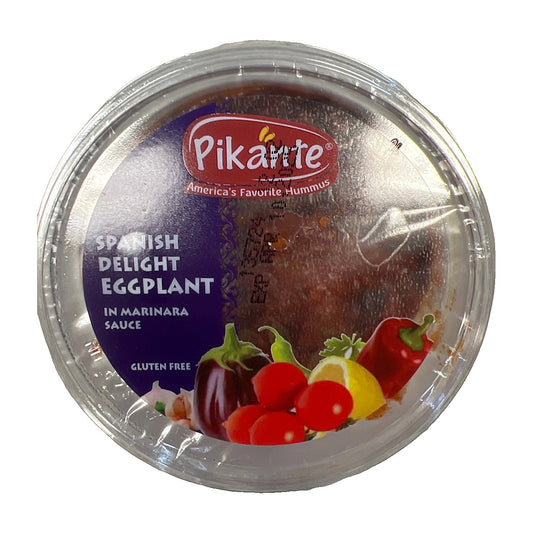 Pikante Spanish delight eggplant in marinara sauce. Gluten free 8oz