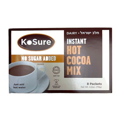 Kosure no sugar added instant hot choco mix