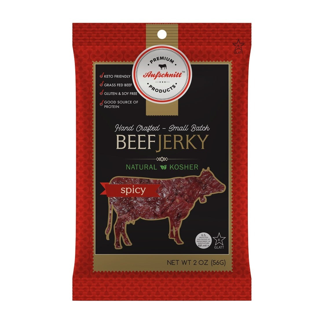 KFP aufschnitt. Exudes. Beef jerky spicy. Gluten free