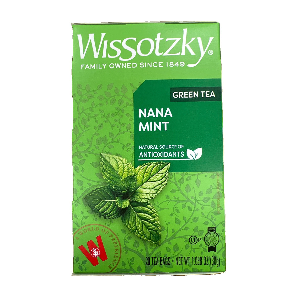 Wissotzky green tea. nana mint