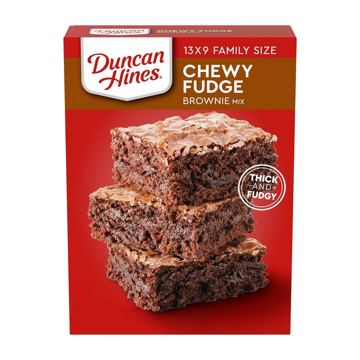 Duncan Hines chewy fudge brownie mix