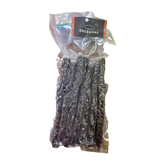 Z biltong South African authentic droewors 8oz spicy