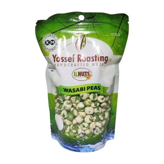 Yossef roasting wasabi peas