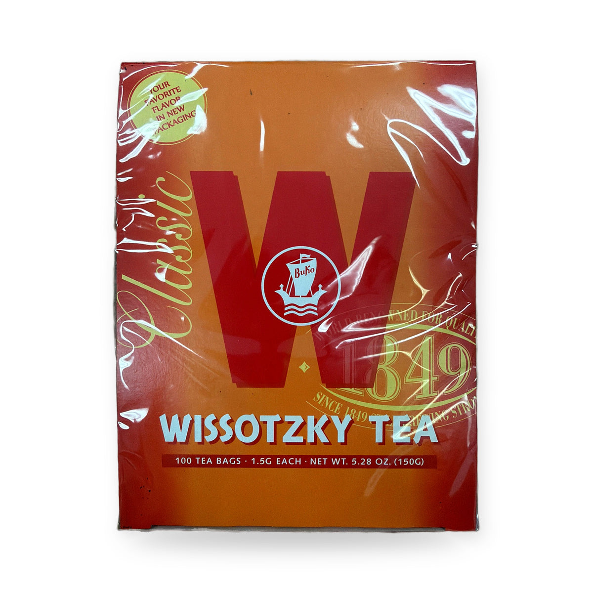 Wissotzky classic tea 100ct
