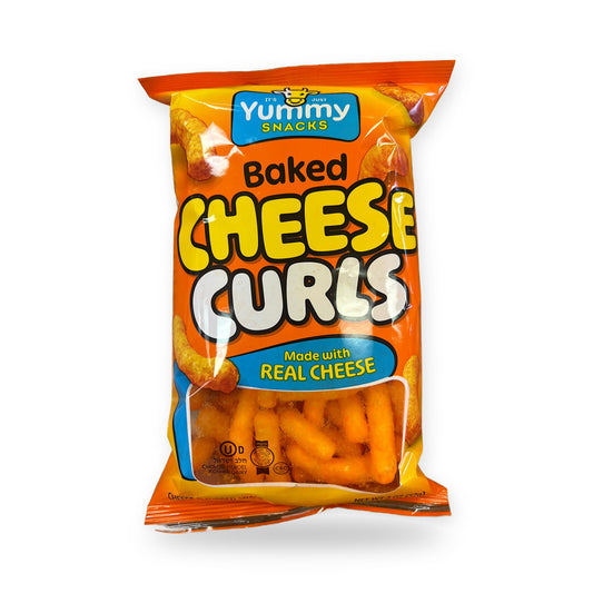Yummy snacks baked cheese curls Cholov Yisroel 2oz